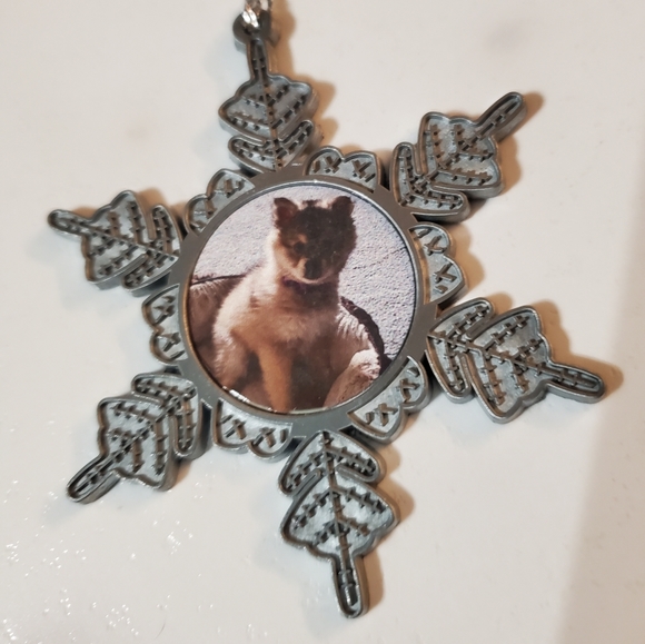 Metal Snowflake Christmas Ornament Custom Made - Picture 7 of 11